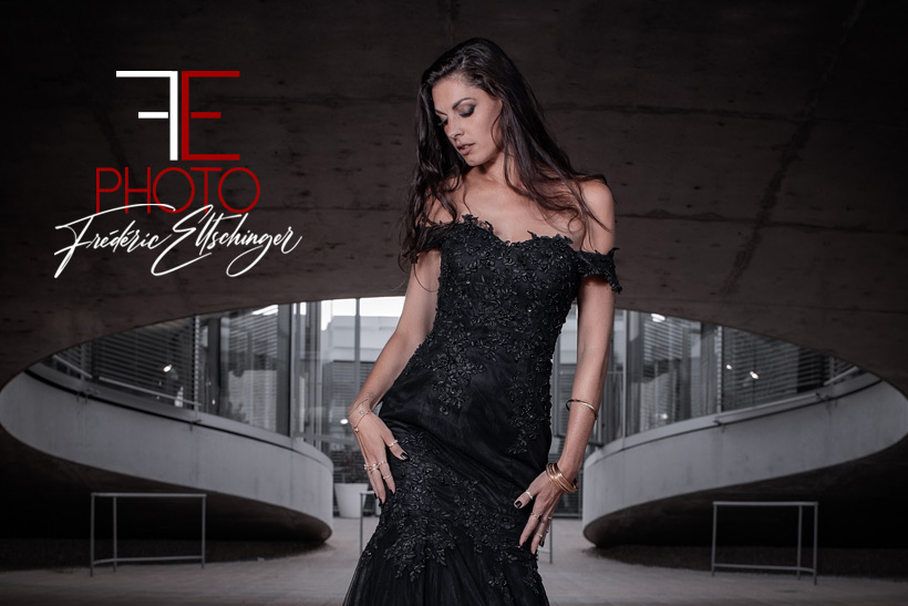 Shooting Photo / Céline Zengaffinen / Robe de soirée noire - Part 2